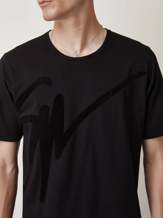 Polo Herrenbluse Kurzarm Schwarze