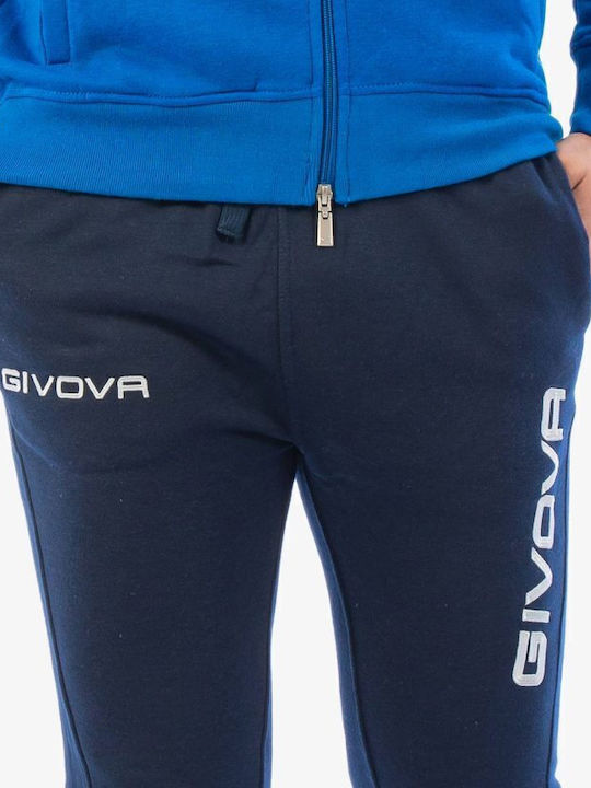 Tuta King Football Tracksuit with Elastic Blue