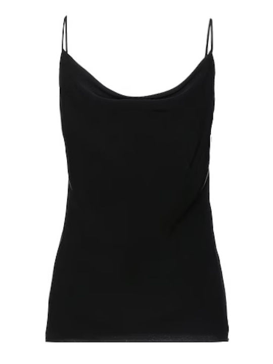 Diana Women's T-Shirt with Spaghetti Strap Black