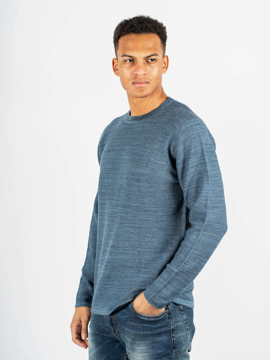 Marcus Men's Long Sleeve Sweater Light Blue