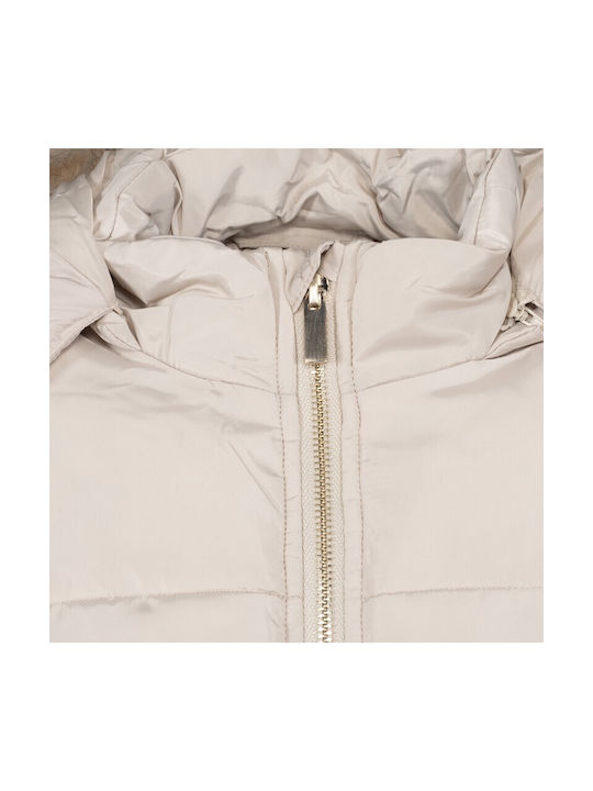 Zippy Kinderparka mit Futter & Kapuze Beige