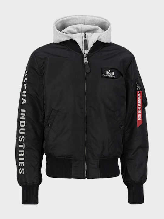 Ma-1 D-tec Geci Barbati Iarna Puffer Negru
