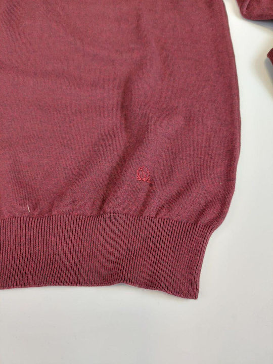 40-2450-4216 Langarm-Pullover Burgundy