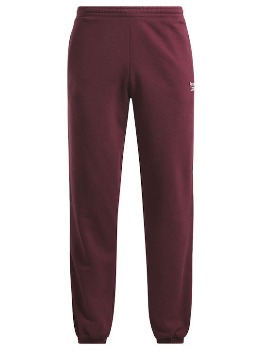Παντελόνι Φόρμας με Λάστιχο Classic maroon