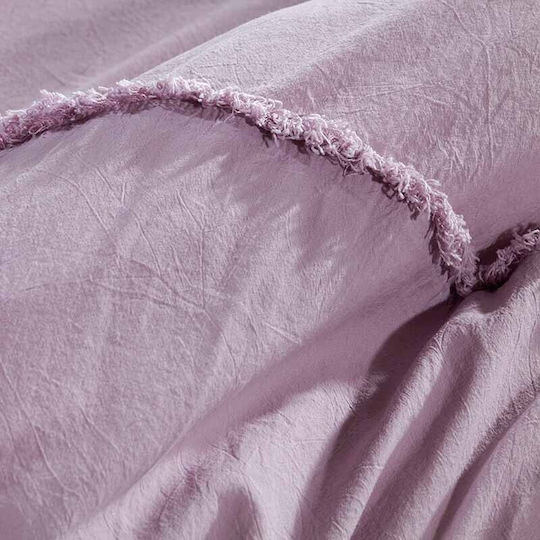 Charisma Set Bettbezüge 230x250cm Übergröße mit 2 Kissenbezügen Rosa