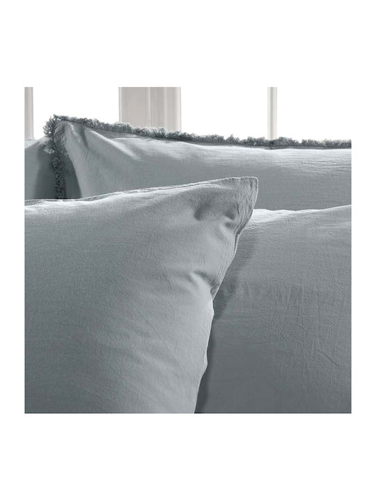 Charisma Set Huse Pentru Pilote 230x250cm Superdublu Cu 2 Fețe De Pernă Mint Albastru