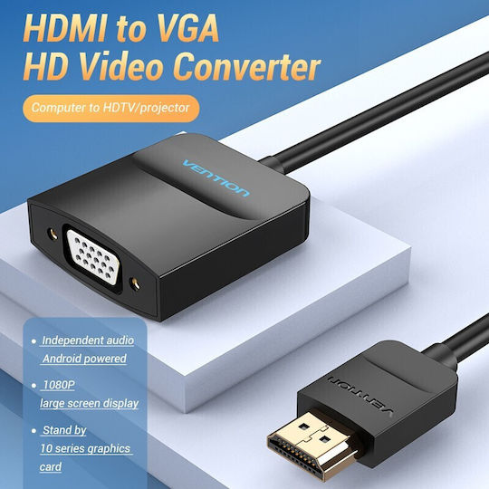Vention Μετατροπέας HDMI male σε VGA female 1τμχ 42154