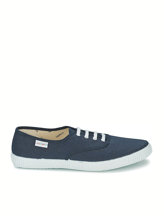 Inglesa Lona Damen Sneakers Blau