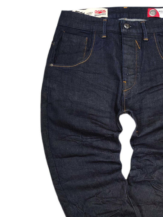Pantaloni De Blugi Pentru Bărbați Elastic Dark Denim
