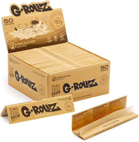 G-Rollz Foițe de Țigări Rulate Slim King Size 50 foi 50buc