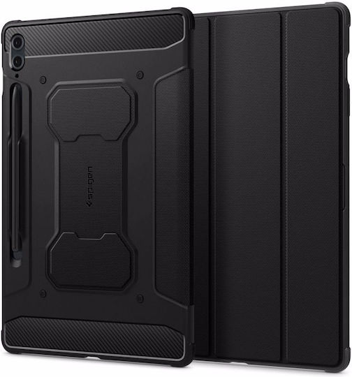Spigen Rugged Armor Pro Klappdeckel Robust Schware (Galaxy Tab S9 FE+) ACS06856