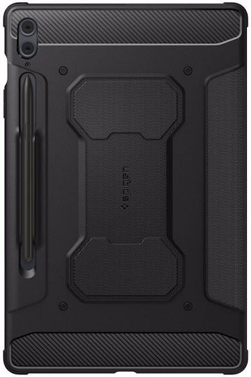 Spigen Rugged Armor Pro Klappdeckel Robust Schware (Galaxy Tab S9 FE+) ACS06856