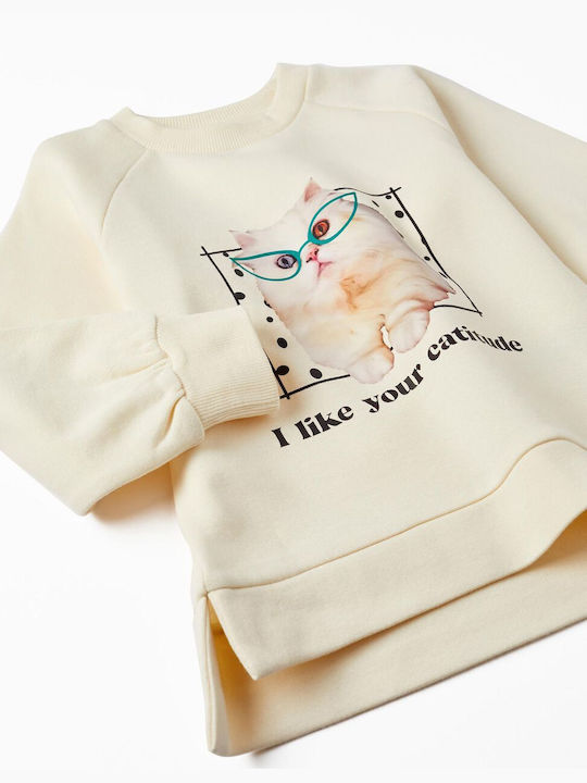 Zippy Kids Sweatshirt Ecru