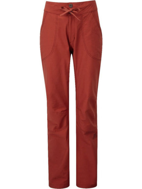 Mountain Equipment Viper Henna Γυναικείο Μακρύ Παντελόνι Αναρρίχησης Κόκκινο