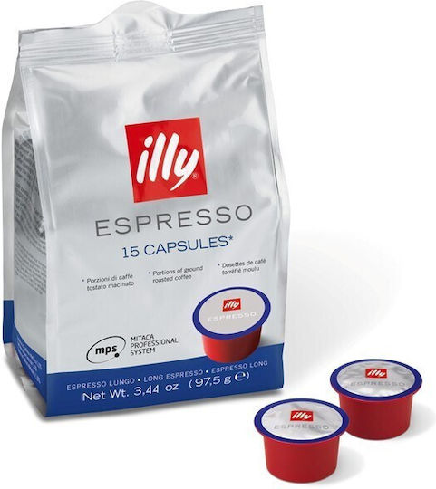Illy Capsule Espresso Mitaca MPS Lungo Compatibile cu Mașina Mitaca 15capace
