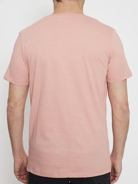 Jack & Jones Men's Short Sleeve T-shirt Salmon