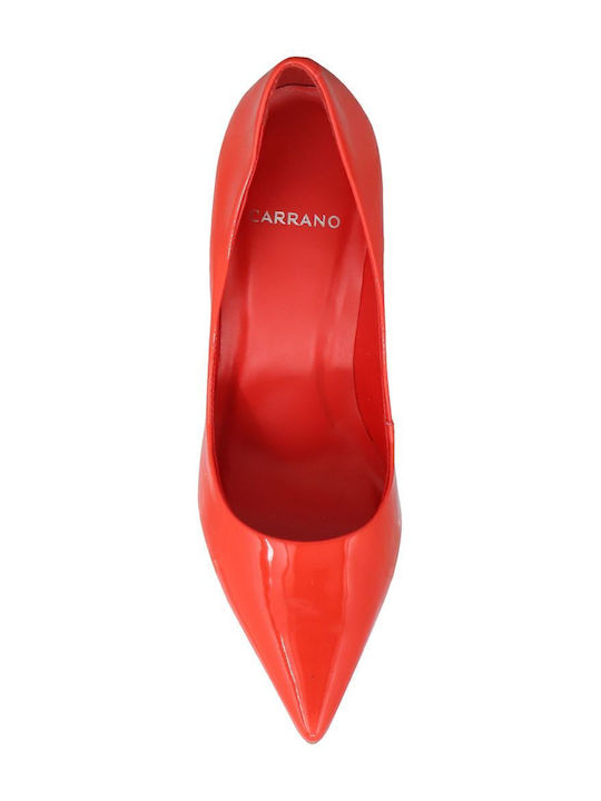 Leder Pumps Rot