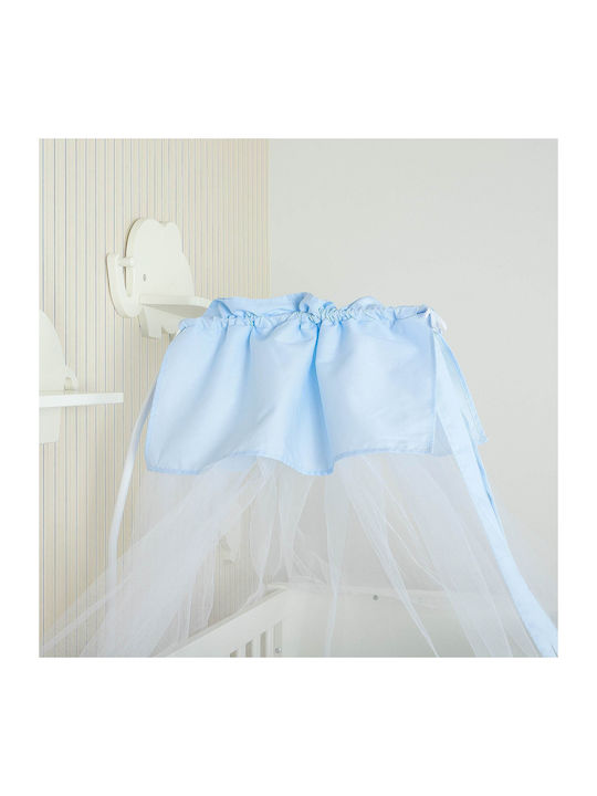 Baby Oliver Mosquito Net Crib Cotton 46-5703/511 Light Blue