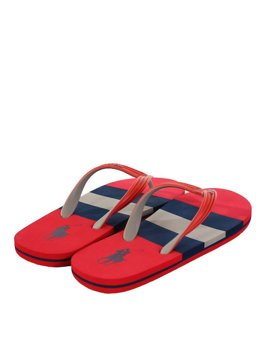 Ralph Lauren Men's Flip Flops Red