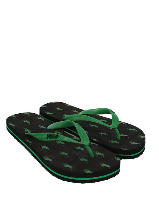 Ralph Lauren Ανδρικά Flip Flops Μαύρα