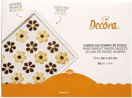 Decora Αντικολλητικό Χαρτί Κομμένο σε Φύλλα 40cm 25τμχ