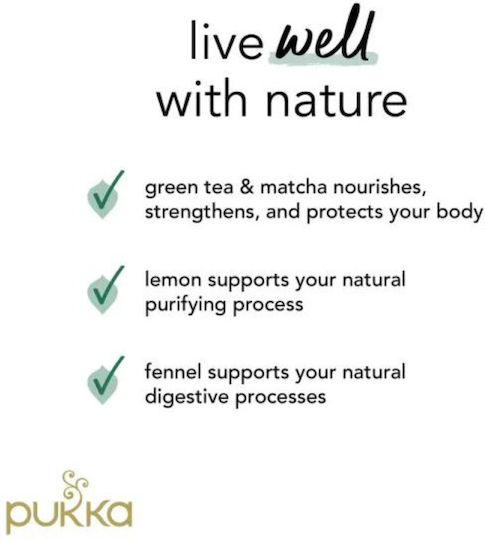 Pukka Matcha Τσάι Clean Green 20 Φακελάκια 30gr