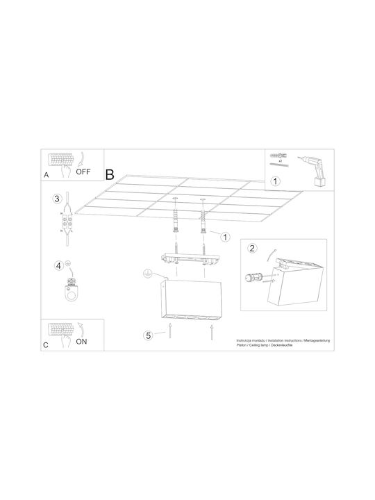 Sollux Monos LED Alb Natural Spot în Culoare Negru