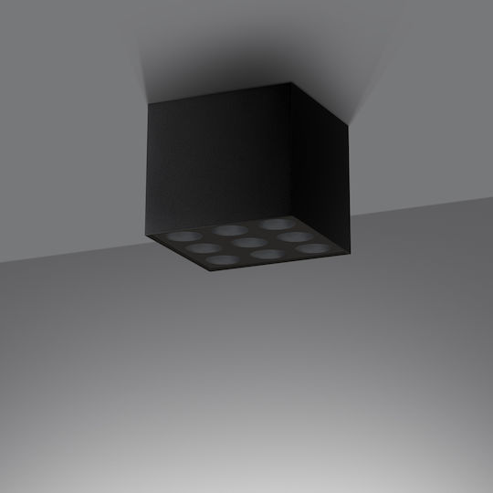 Sollux Monos LED Alb Natural Spot în Culoare Negru