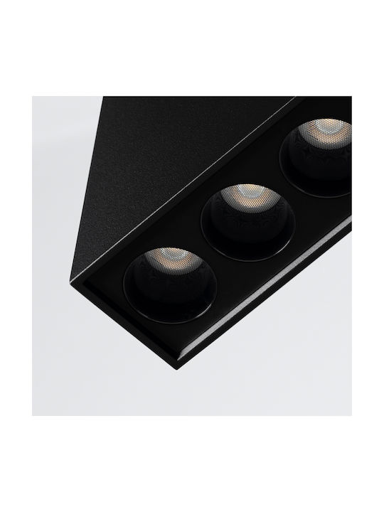 Sollux Monos LED Alb Natural Spot în Culoare Negru