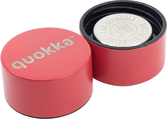 Quokka Μπουκάλι Θερμός Ανοξείδωτο BPA Free 630ml Κόκκινο