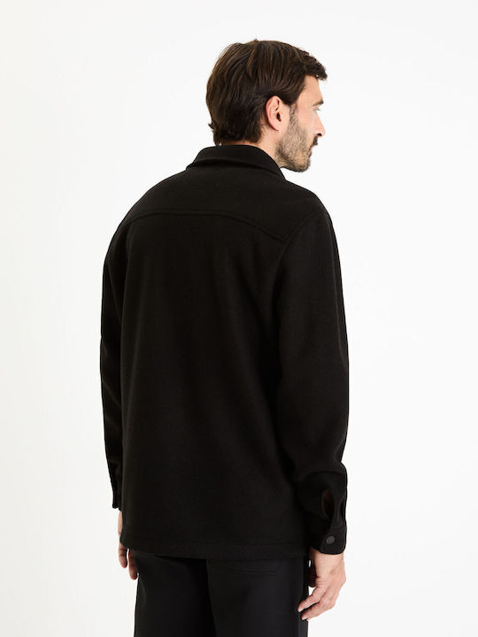 Μακρυμάνικo Overshirt Black