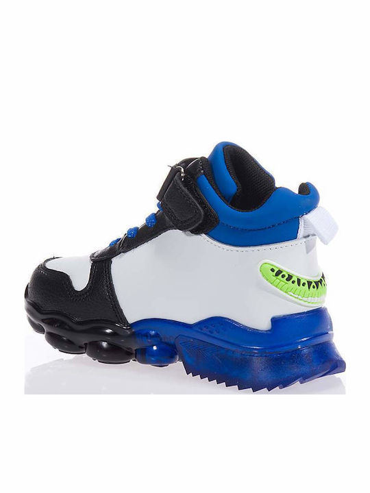 T-Rex Încălțăminte sport Inalta pentru copii cu scai și lumini Multicolor