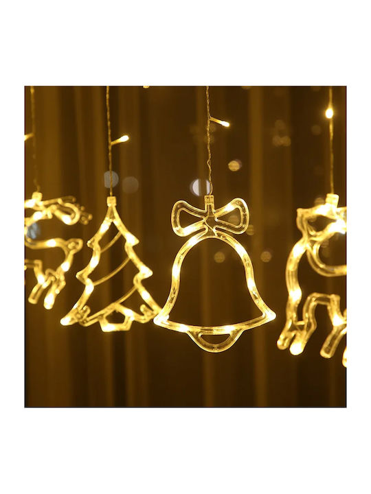 Lumini de Crăciun LED Warm White de tip Curtain Factory
