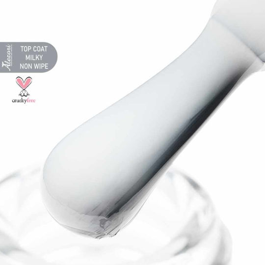Alezori Milky Non Wipe Deckschicht für Gel-Nagellacke 15ml