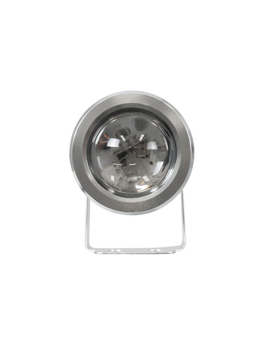 GloboStar LED Outdoor Projector Lamp 10W RGB IP65 Silver