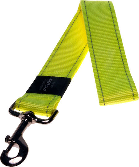 Rogz Λουρί/Οδηγός Σκύλου Ιμάντας Utility Fanbelt Reflective 20mm/1.4m (Μωβ) σε Μωβ χρώμα