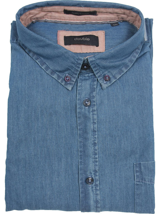 Double Denim Shirt Blue Double Denim Shirt Blue