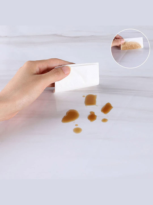 Self-adhesive Wall Mural White 60x300cm