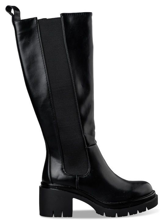 Envie Shoes Synthetic Leather Women's Boots Black