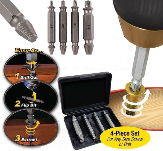 Factory Puller Set for Screws 4pcs