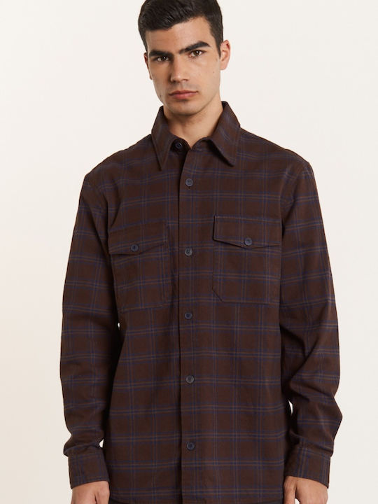 Edward Jeans Men's Shirt Overshirt Long-sleeved