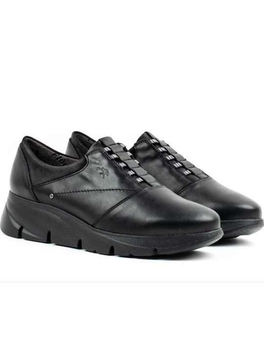 Women's Leather Moccasins Black