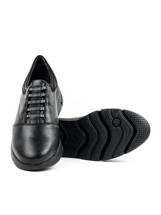 Women's Leather Moccasins Black