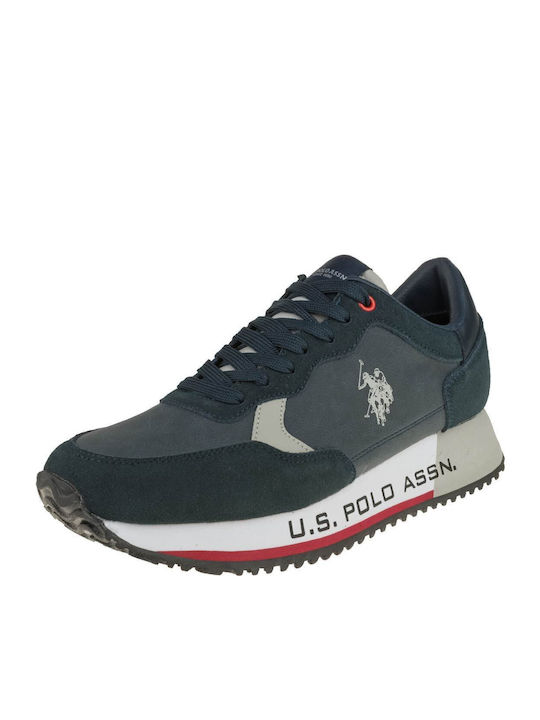 Cleef Ανδρικά Sneakers Navy Μπλε