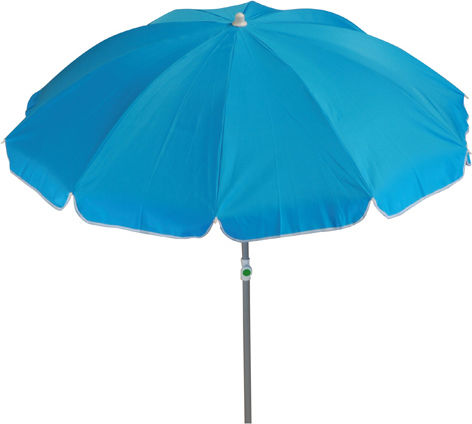 Summer Club Iris Folding Beach Umbrella Diameter 2m Orange