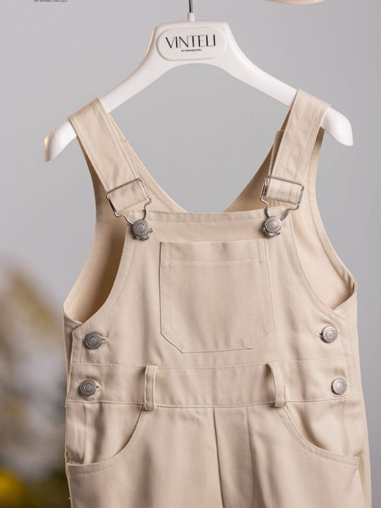 Vinte li Baptism Suit Beige 2 Pieces
