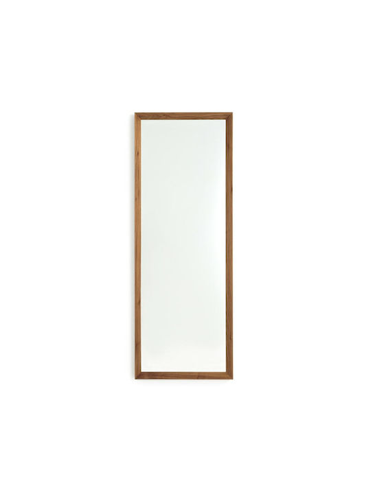 Am.Pm Καθρέπτης με Μπεζ Ξύλινο Πλαίσιο 158x58cm