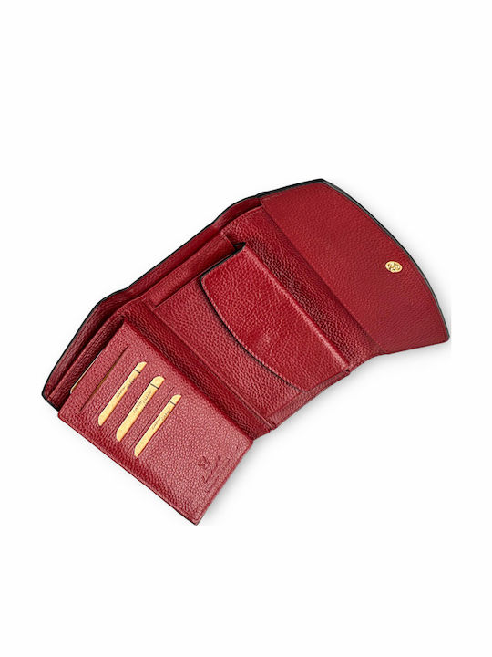 Μεγάλο Δερμάτινο Γυναικείο Πορτοφόλι με RFID Μπορντό