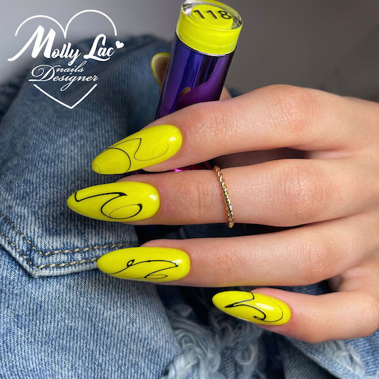 Molly Lac Semi-Permanent Nail Polish 118 10gr 1pcs