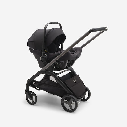 Bugaboo Dragonfly Complete Ρυθμιζόμενο Καρότσι Μωρού Kατάλληλο από 6+ Mηνών Midnight Black 7.9kg